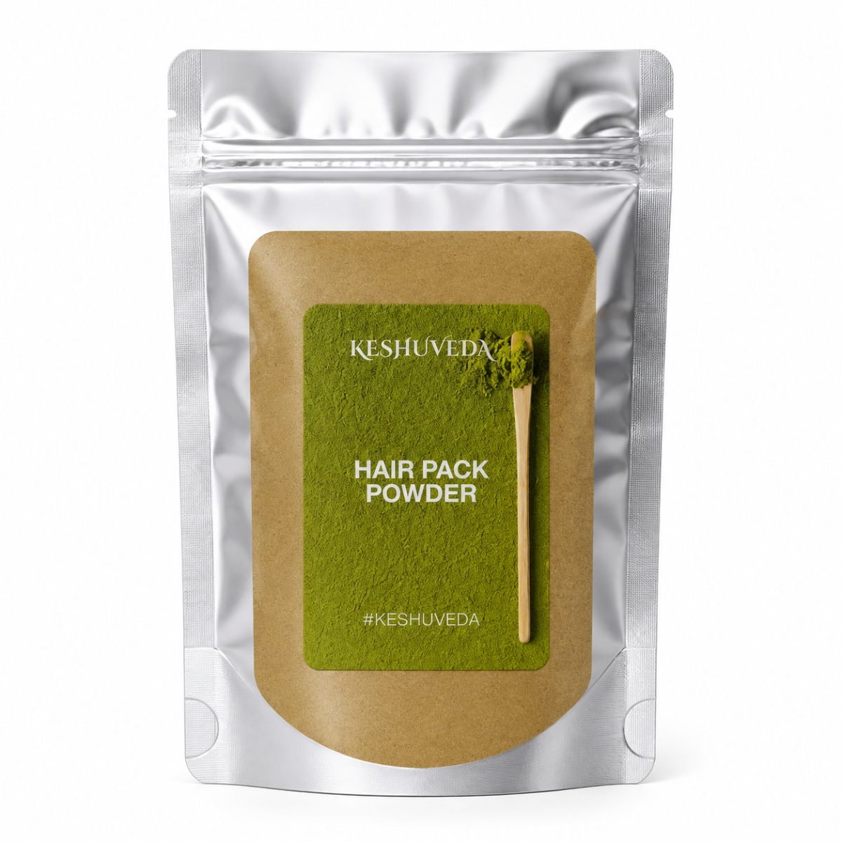 5 Herbs Hair Pack — Ayurvedic hair-pack-powder bottle
