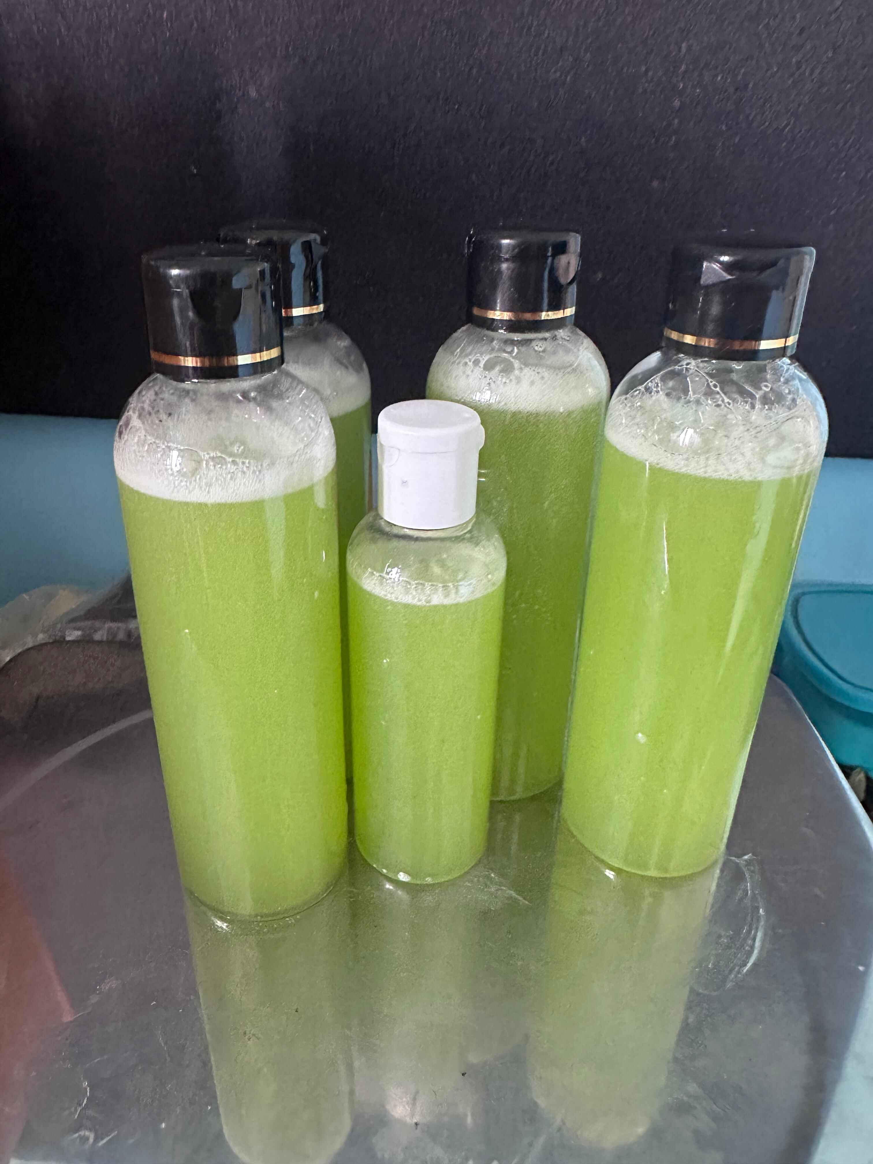 Neem & Aelovera Shampoo — Ayurvedic shampoo bottle