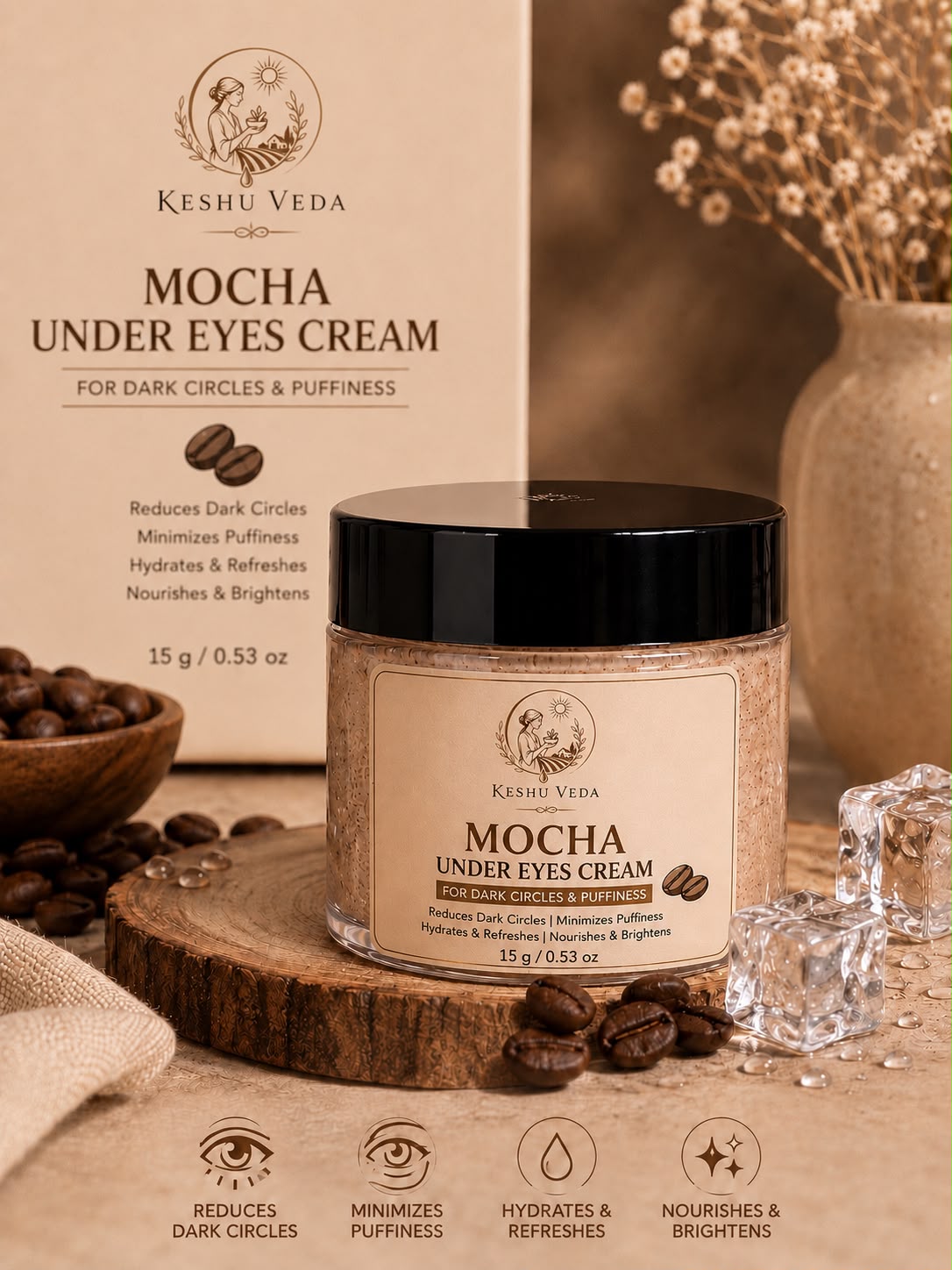 Mocha Cream — Ayurvedic soap bottle