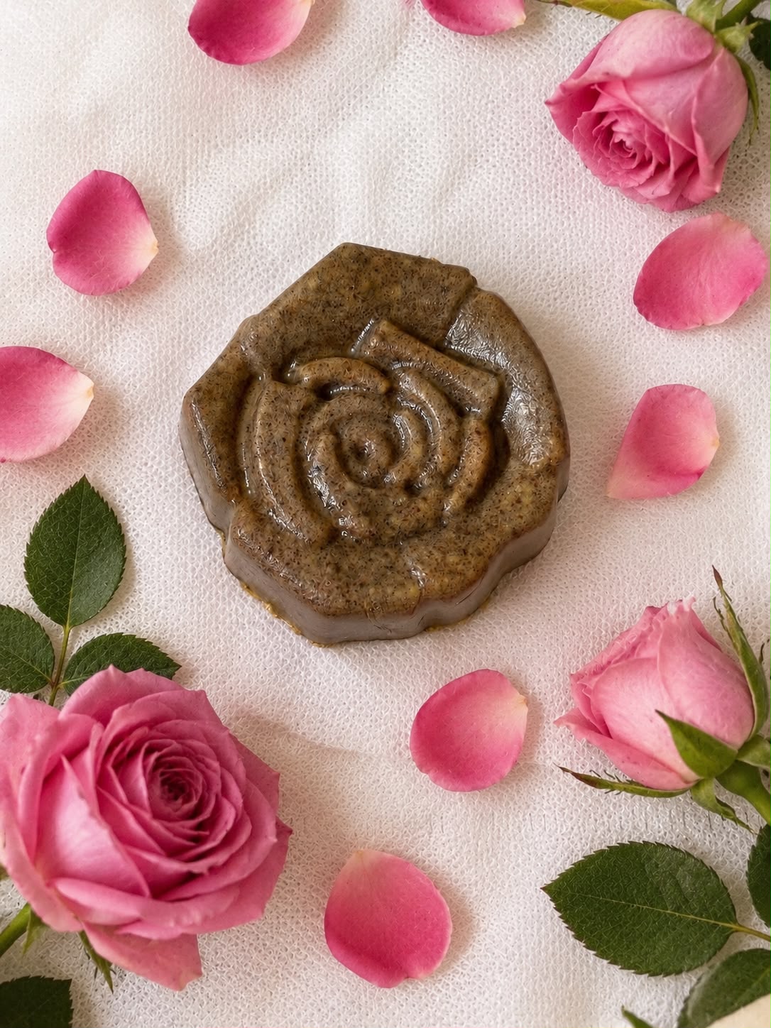 Rose Ubtan Soap — Ayurvedic soap bottle